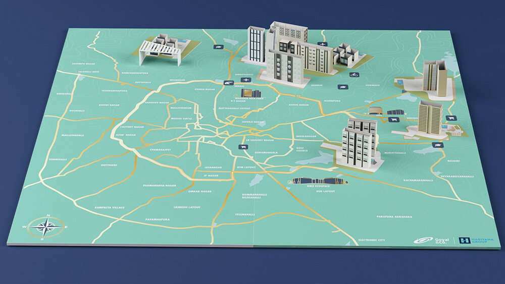 Goyal pop - up map 4/5